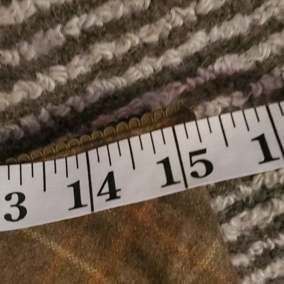 Ann Taylor Brown Plaid A-Line Skirt - Picture 9 of 12